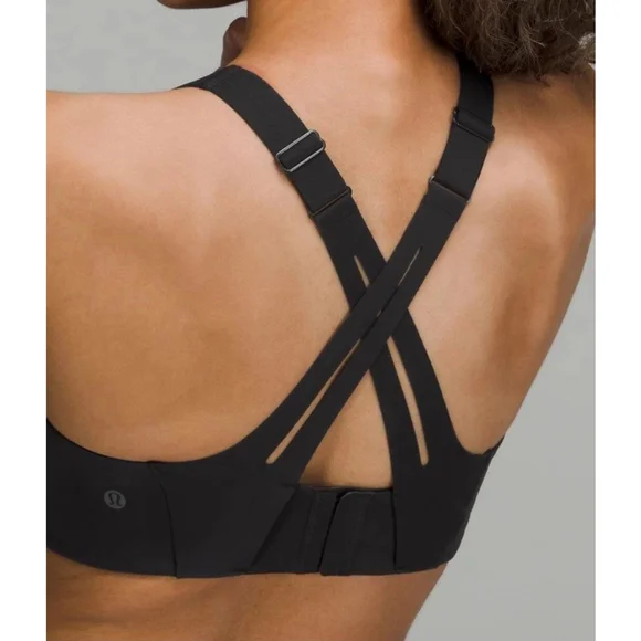 LULULEMON AIRSUPPORT BRA BLACK COLOR SIZE 34DD